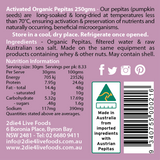 Organic Activated Pepitas
