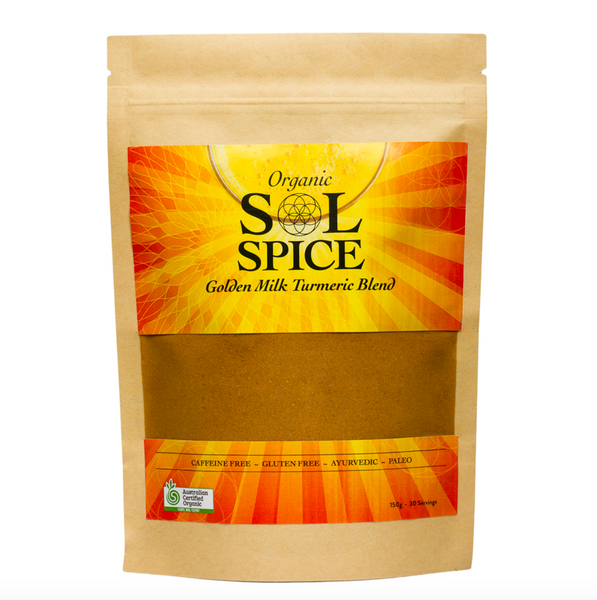 Coconut Golden Milk Turmeric Latte 'Sol Organics' The Ethical Kitchen