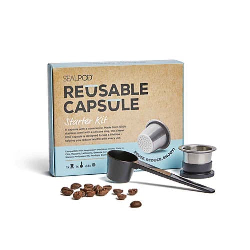 Reusable Coffee Capsule Starter Kit 'Seal Pod'
