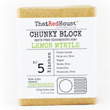 Chunky Block Waste Free Dishwashing Soap  'That Red House' Organic Soapberries 140g