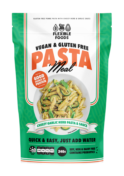 Instant Pasta Meals Vegan & Gluten Free 'Flexible Foods'