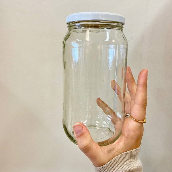 1 Litre glass jar