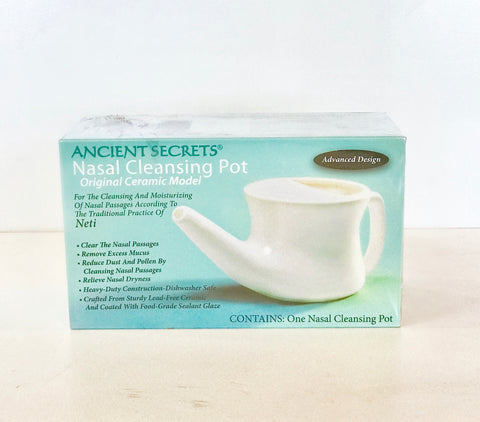 Nasal Cleansing Pot And Cleansing Salt
