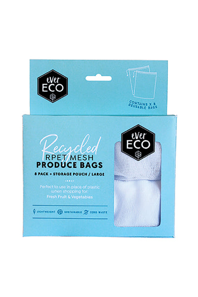 everECO Reusable Produce Bags "RPET Mesh"