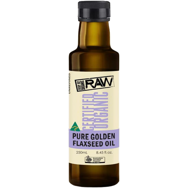Pure Golden Flaxseed Oil 'Every Bit Organic Raw'