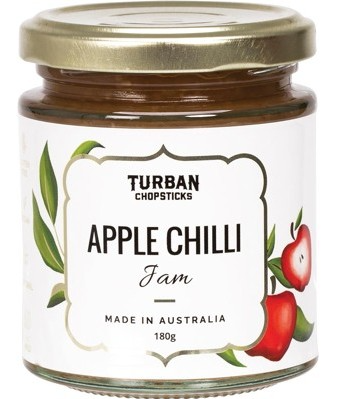 Turban Chopsticks Apple Chilli Jam