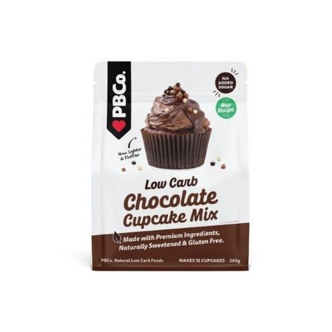 PBCo Low Carb Chocolate Cupcake Mix - 260gm