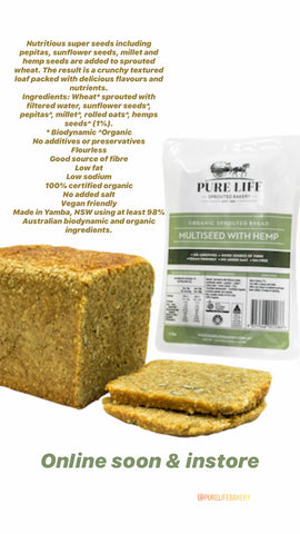 Organic Sprouted Bread 'Pure Life Bakery'
