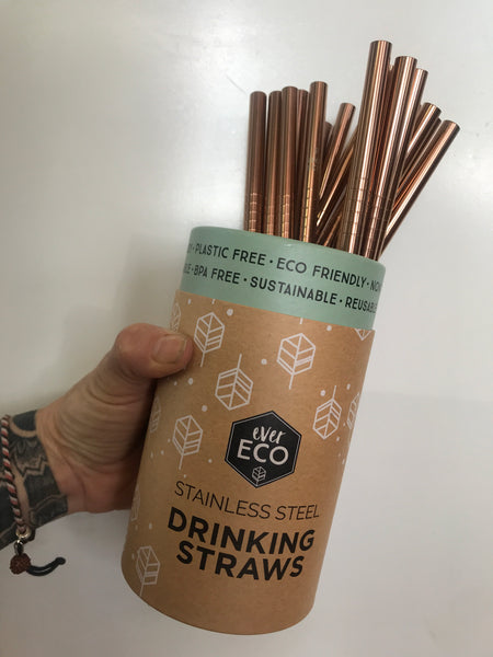 Ever eco-  Rose gold straw