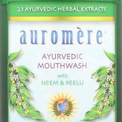 Ayurvedic Mouthwash Neem & Peelu 'Auromere' 473ml