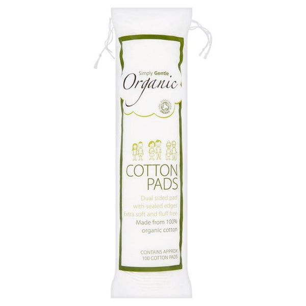 Organic Cotton Pads 'Simply Gentle Organic' 100 pads